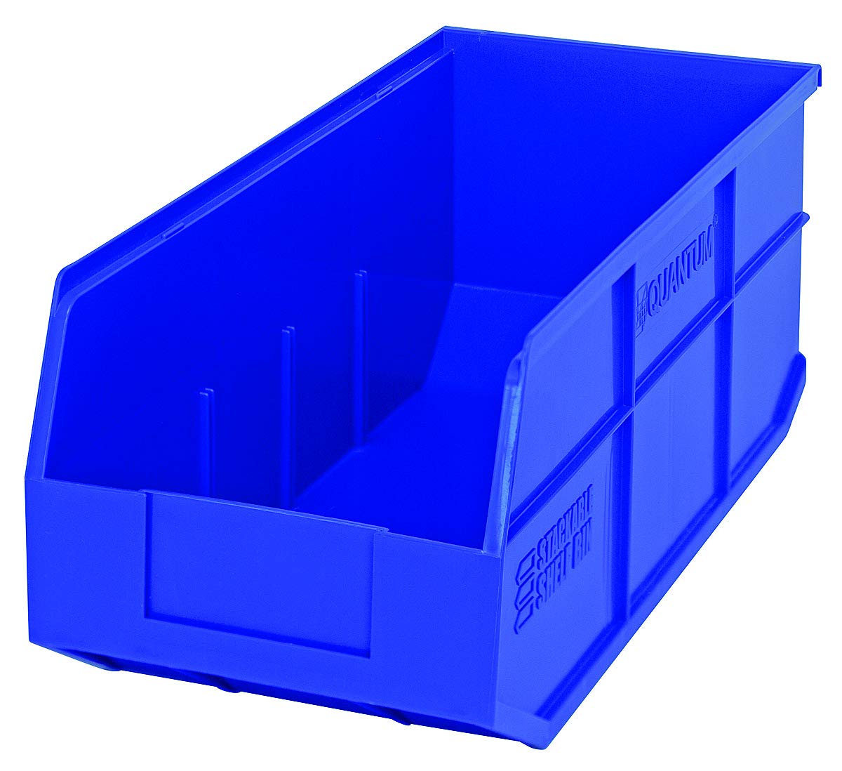 FSE 373-SSB463BLCS Shelf Bin, Stackable, 18"L x 8-1/4"W x 7"H, Polypropylene, Blue, autoclavable up to 250°F, Made in USA