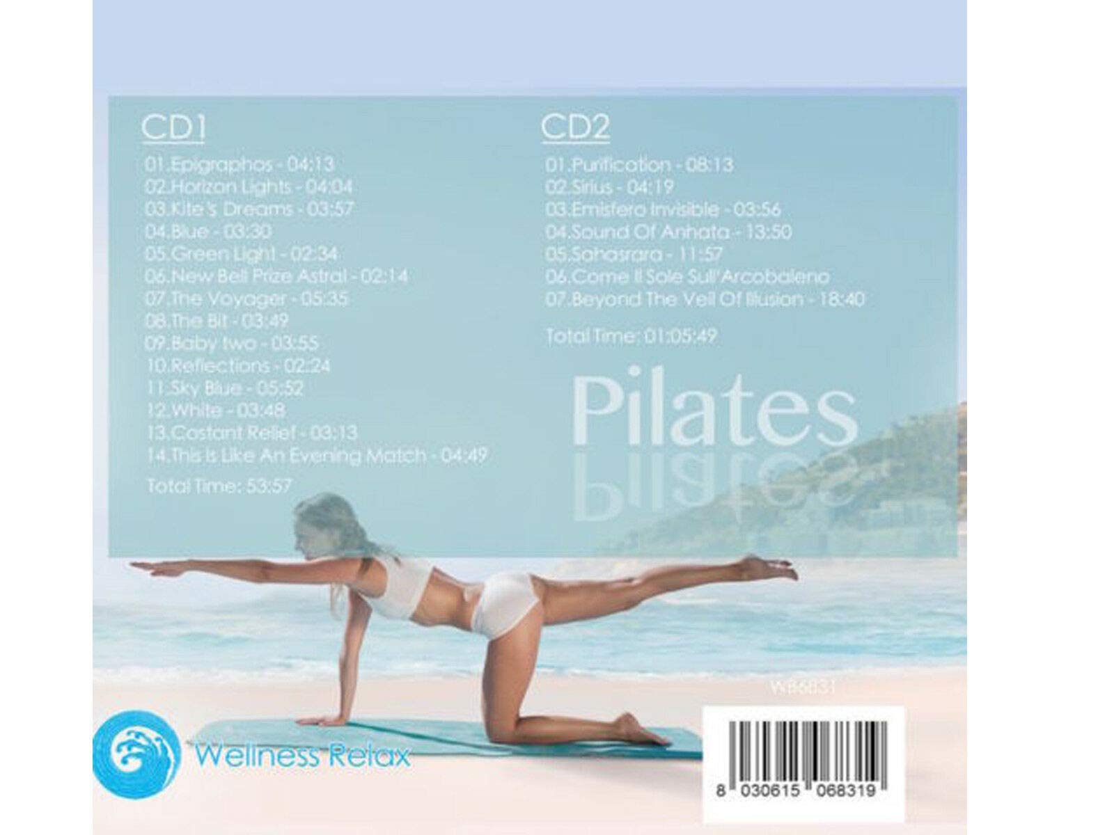 2 CD Music for Pilates workout, Instrumental Background Music