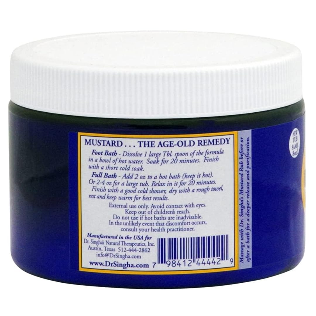 Dr. Singha's Mustard Bath - 8 oz