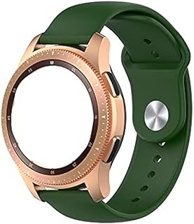The silicone strap measures 22 mm, suitable for 1- Samsung Galaxy Watch 46 mm