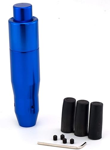 Miniatura 6 de Pomo de palanca de cambios para automóvil, mango de palanca de cambios de aleación de aluminio con peso largo que se adapta a la mayoría de