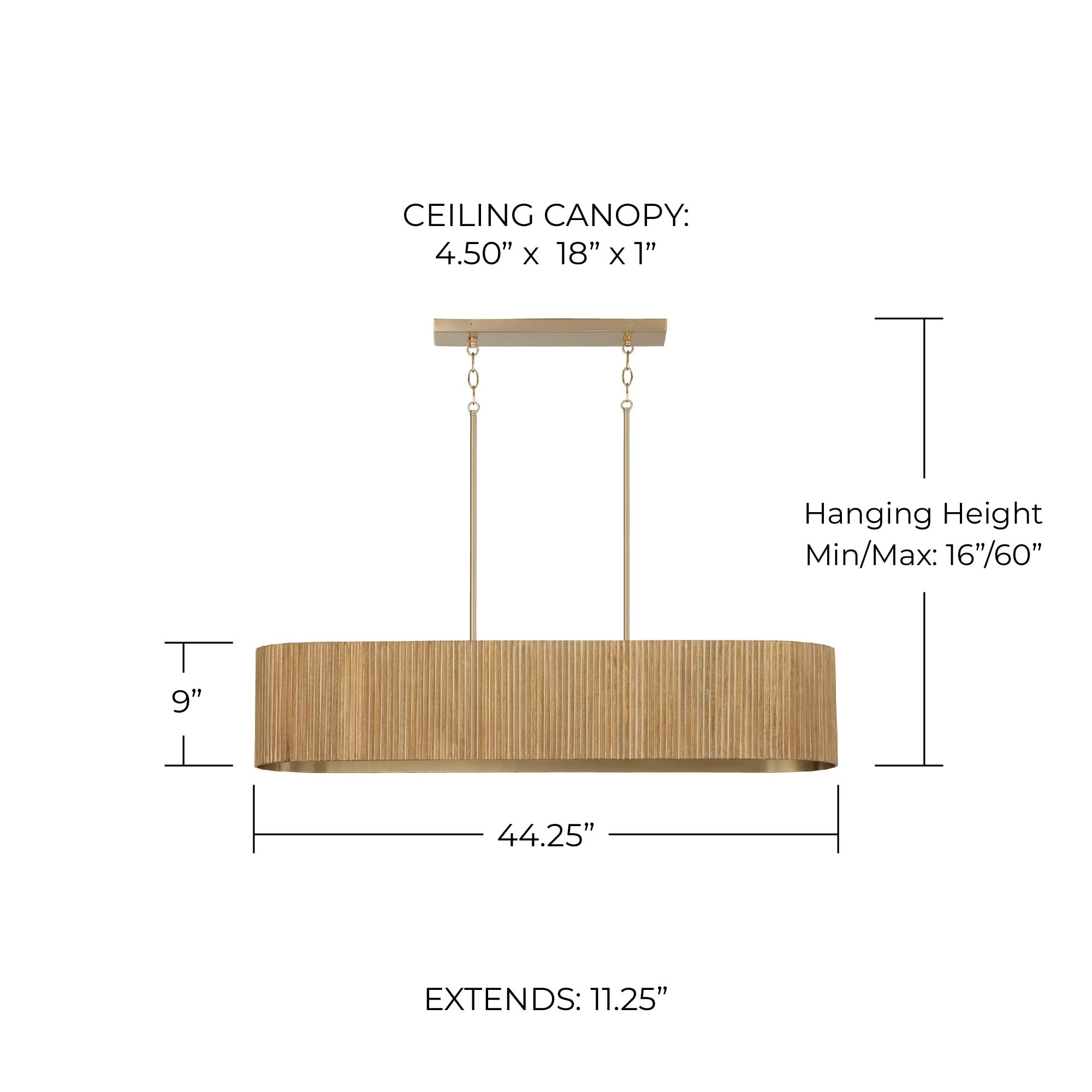 Capital Lighting 850751WS Donovan Mid-Century Modern Artisan Luxe
