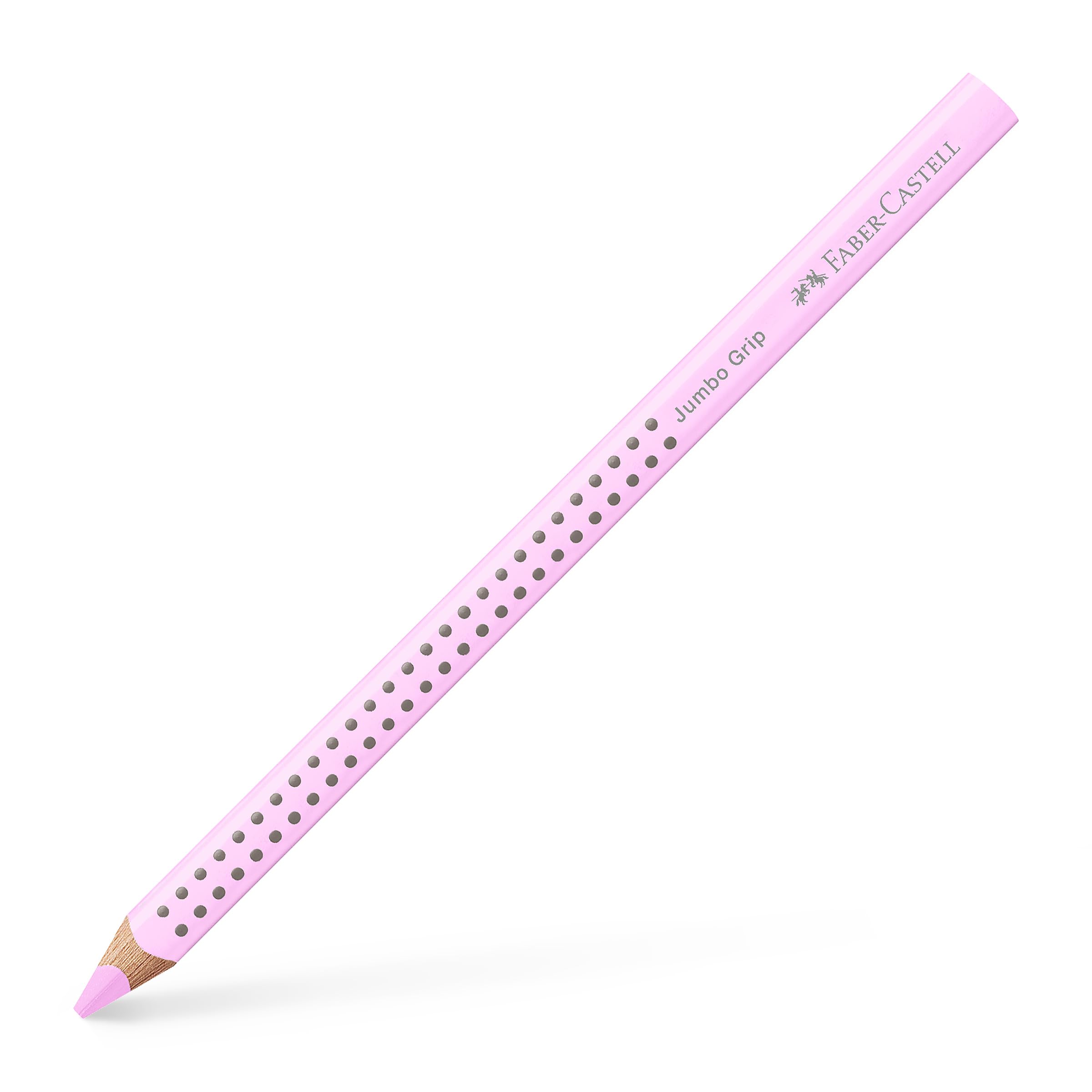 Faber-Castell 114819 - Lápiz Jumpo Grip - Rosa Pastel