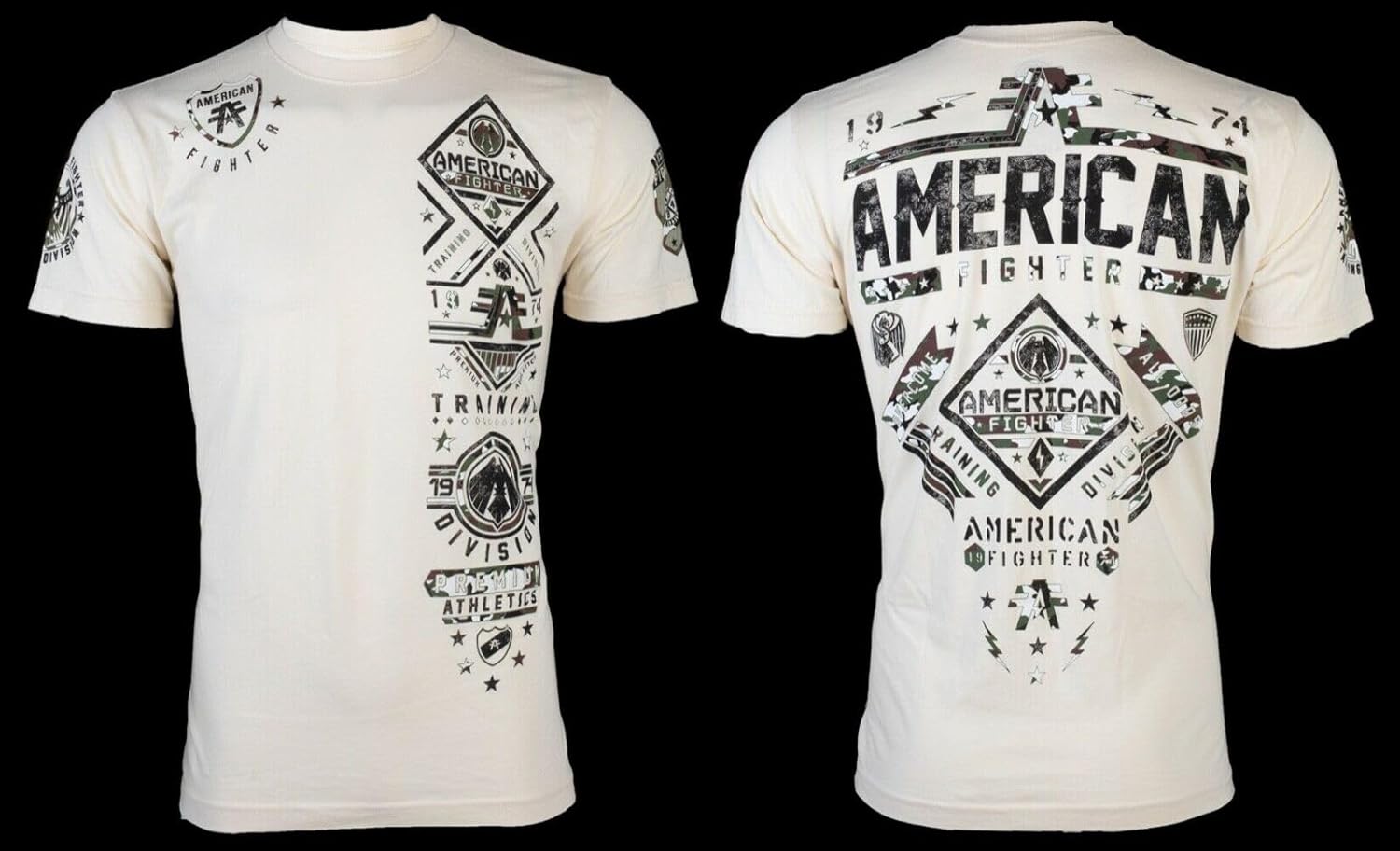 American Fighter Men's T-Shirt McCormick Crewneck Sand S-3XL