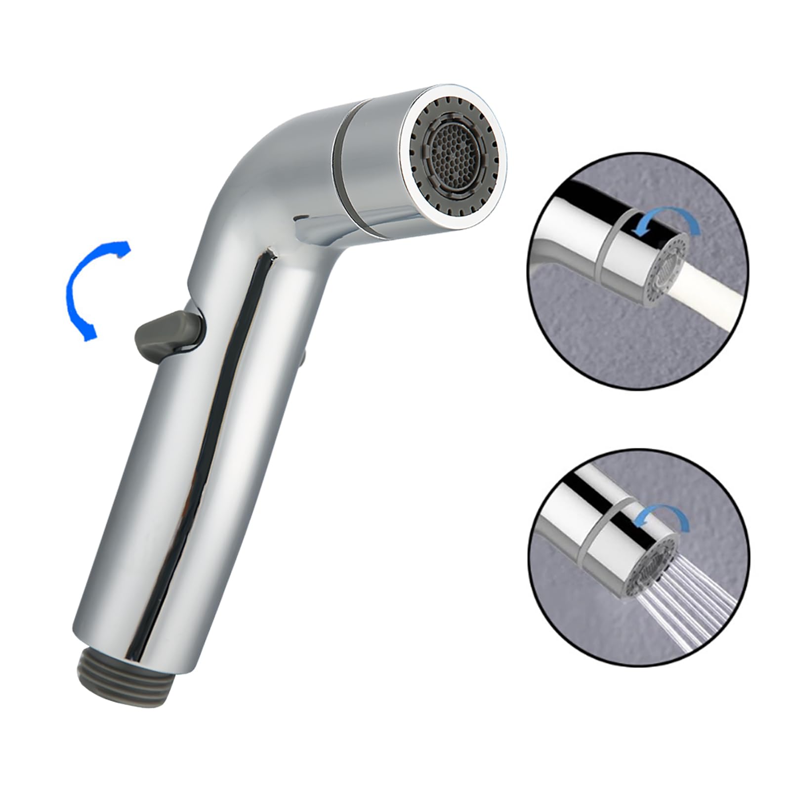 Doccetta per bidet Spruzzatore a Pressione Regolabile per doccetta per Bidet con doccetta con Kit Spray ABS per Bidet