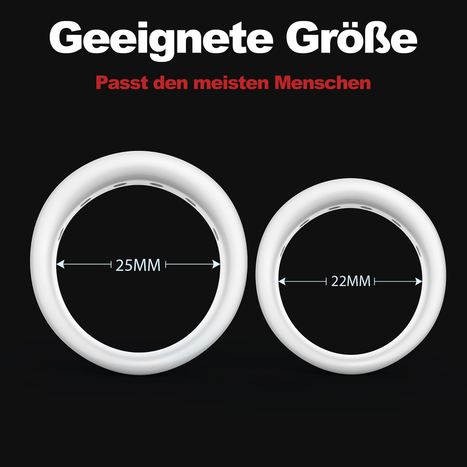 Anneaux de Pénis - 2 Tailles Anneau Penien - Anneau Homme Cockrings pour des érections plus longues et plus dures Pénis Homm Sex Toýs Homme Jouet Sexualité Cockringe élastique Adultes