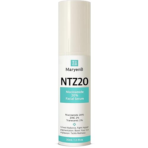 Miniatura 8 de Suero facial de niacinamida al 20% con zinc PCA 2% y ácido tranexámico 2%, suero de control de aceite minimizador de poros para todo tipo de piel,