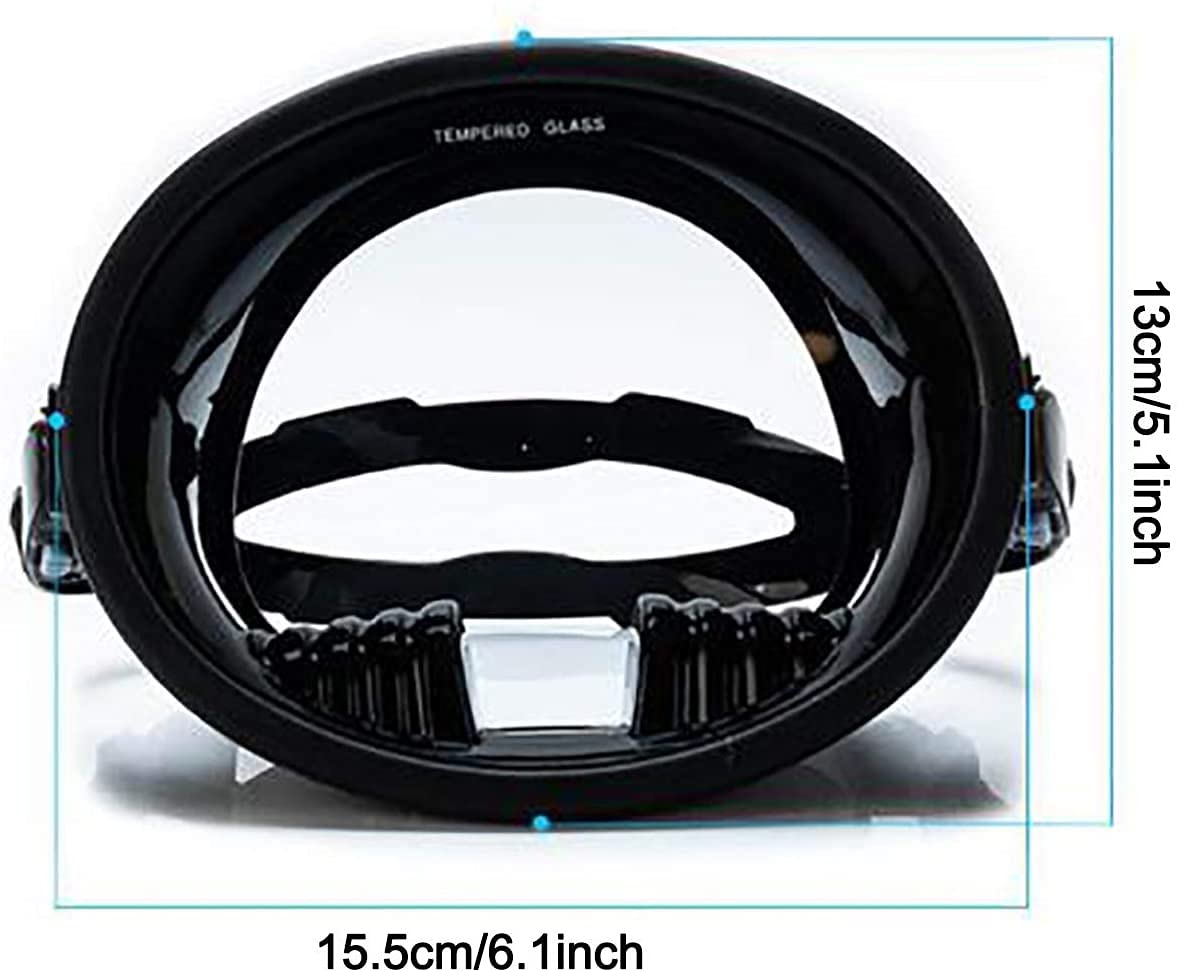 Gafas de buceo Máscaras de buceo Máscara de snorkel Máscara de snorkel 180° Vidrio templado Antifugas Anti-vaho Fácil respiración Buceo Máscara de snorkel Para natación Pesca submarina Buceo Homb