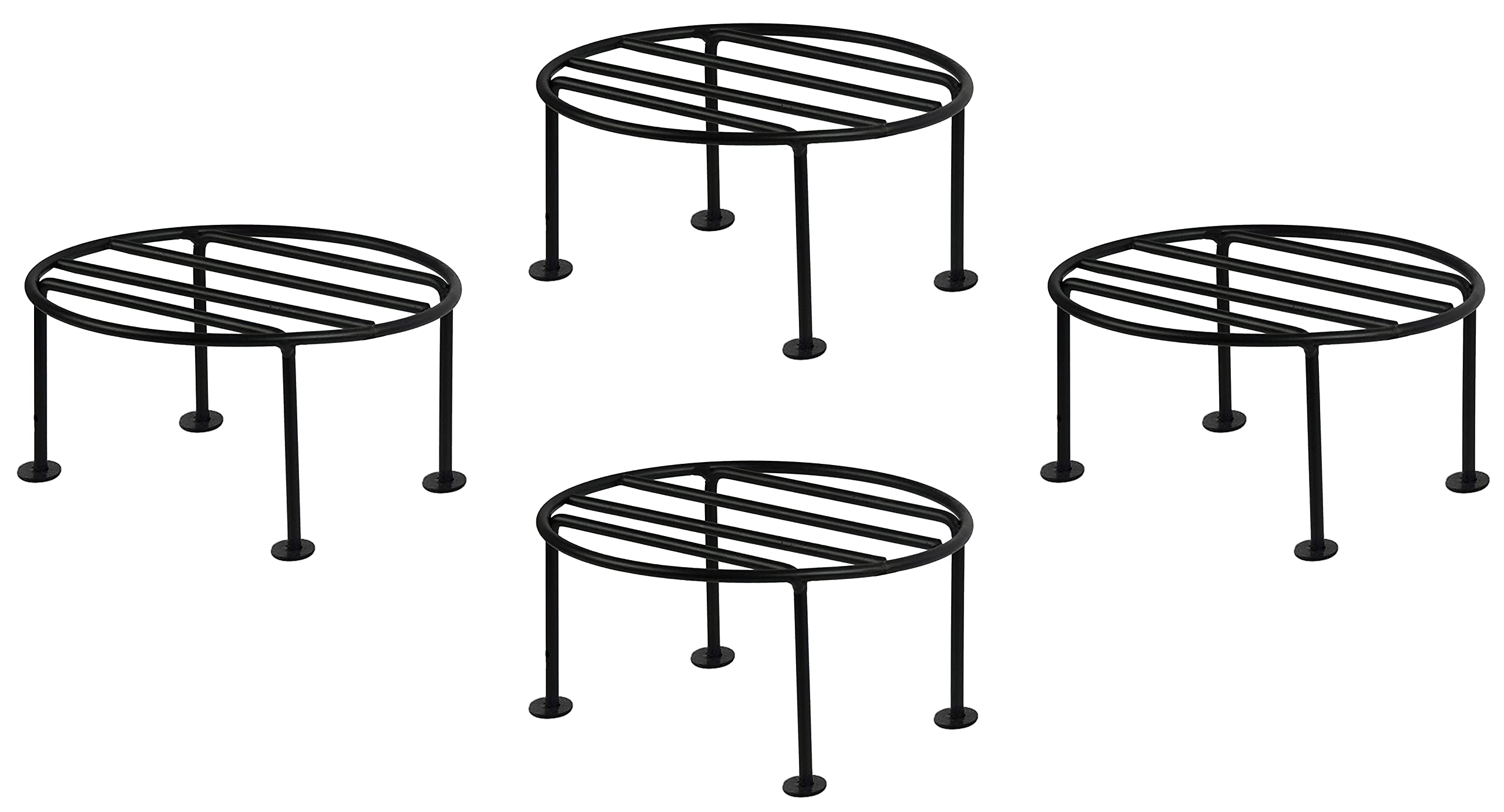 ARTICRAFT Pack of 4 Plant Stand for Balcony, Plant Stand for Flower Pot Stand, Pot Stand for Outdoor Plants Planter Stand, Stands for Pots for Plants (Black, 4) (B0BZ8T1QXQ) Amazon Price History, Amazon Price Tracker
