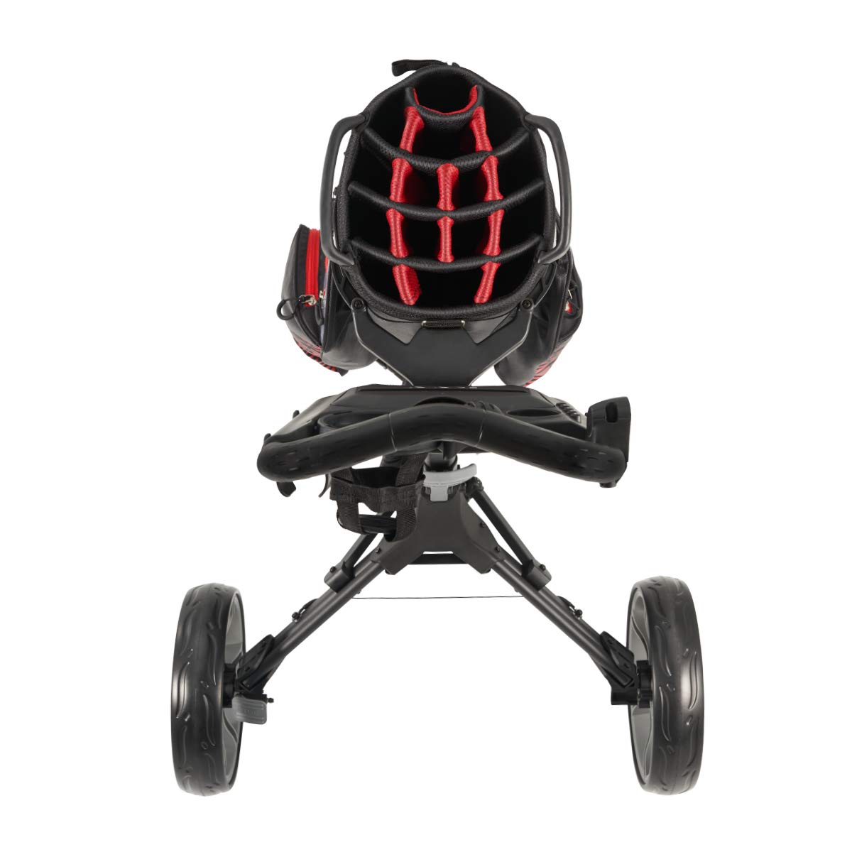 KVV 3 Wheel Golf Push Cart Ultra Lightweight Smallest Folding Size, New