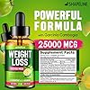Weight Loss Drops - Appetite Suppressant for Women & Men - Made in The USA - Natural Metabolism Booster - Fast Weight Loss - Diet Drops with Garcinia Cambogia, L-Arginine & L-Glutamine 1 Fl oz