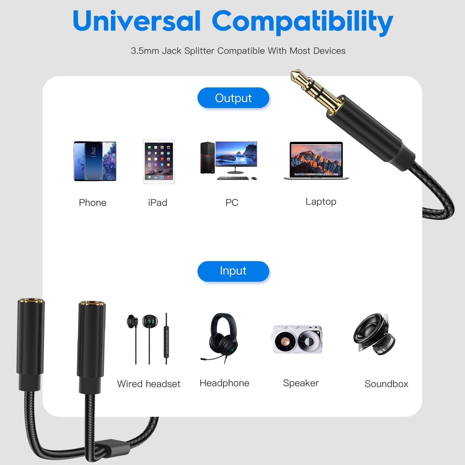 Xiatiaosann 10 Adattatori Splitter RCA Da 1 Maschio A 2 Femmine - Foto 14