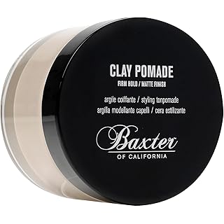 Baxter of California Clay Pomade Firm Hold / Matte Finish Hair Pomade for Men and Women, Perfect for Texturizing Straight or Wavy Hair - 2 Ounces
