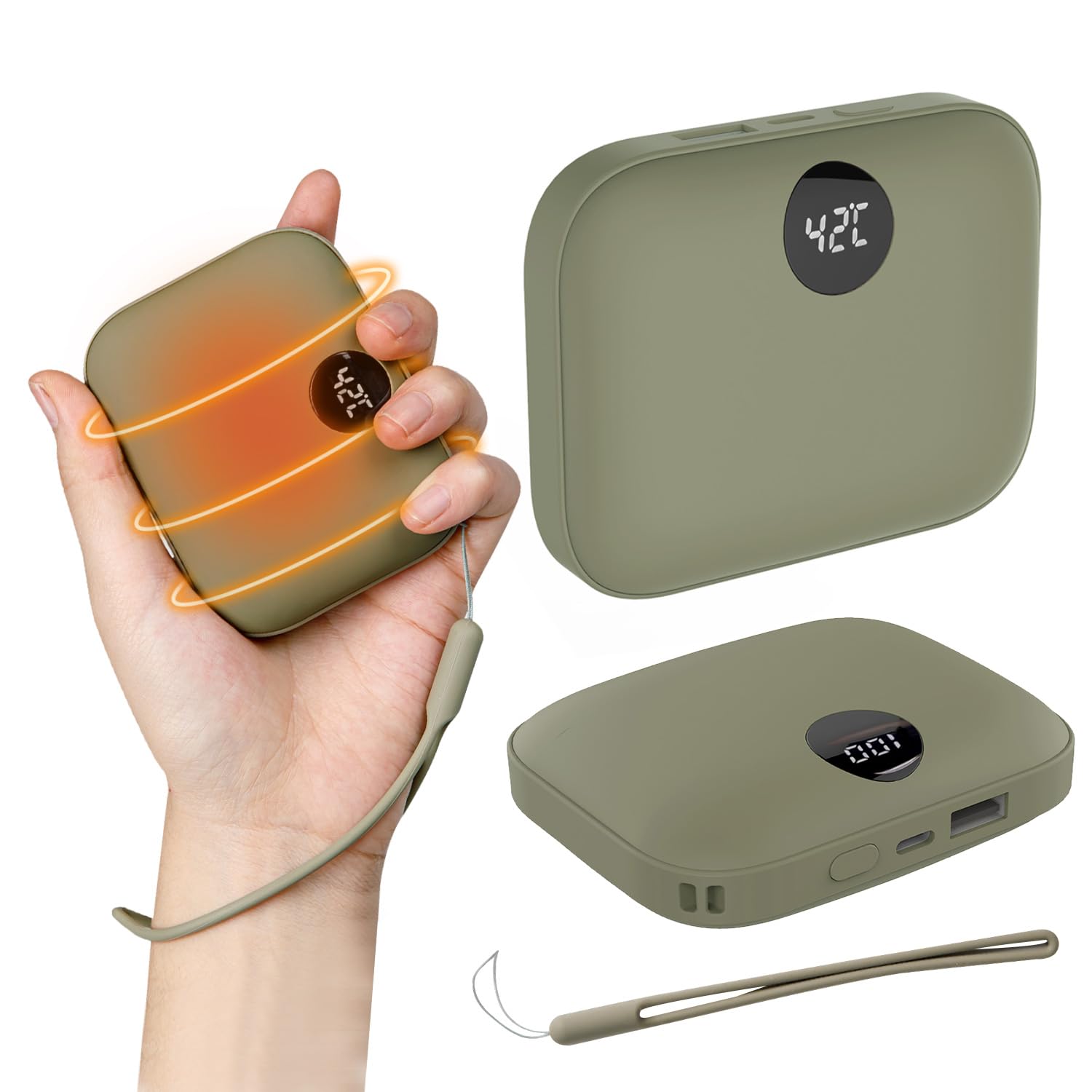 モバイルバッテリーwith充電カイロ USB充電式 新品 Amazon.co.jp: Coolean USB 充電式カイロ モバイルバッテリー あったか