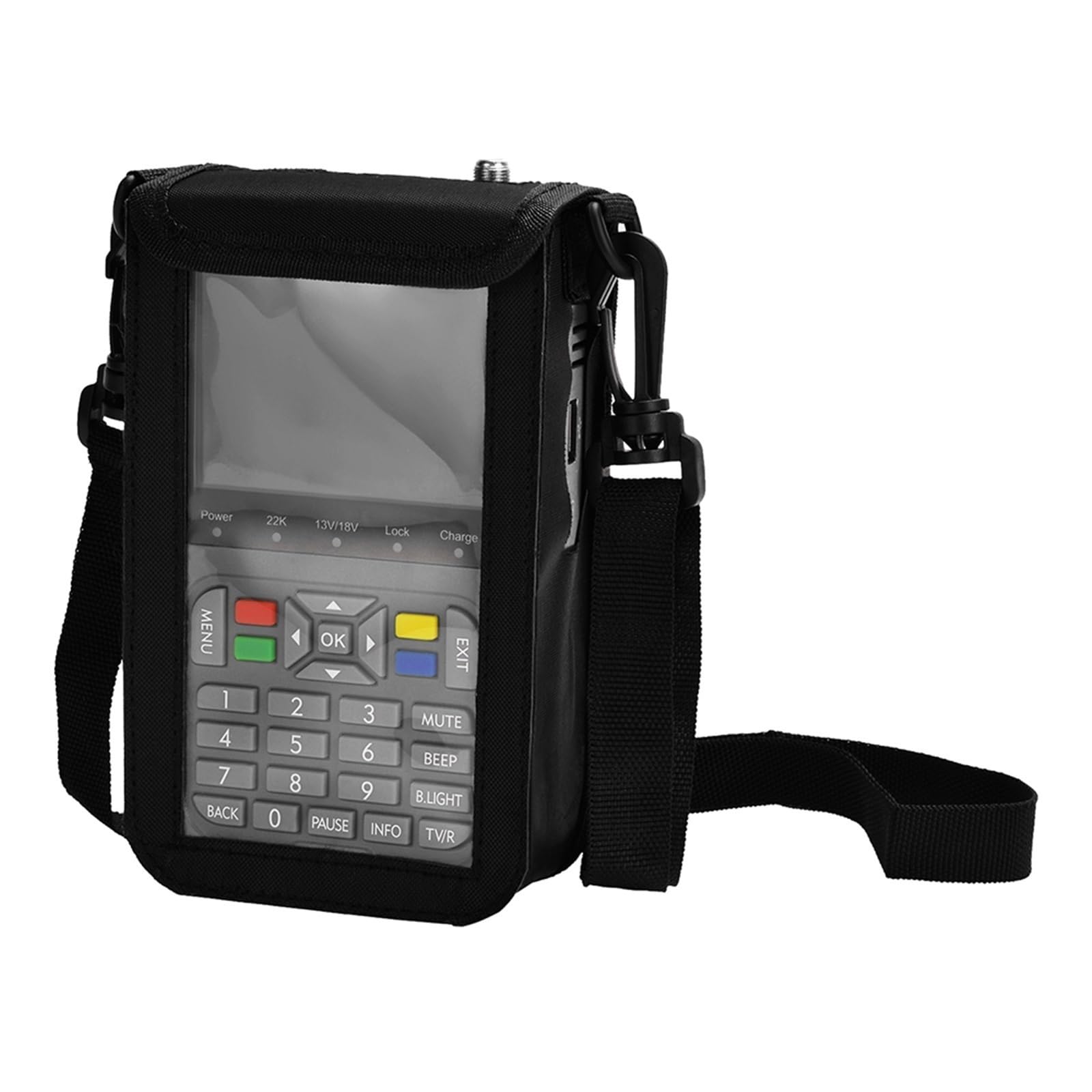 DELURA Ricevitore Satellitare Digitale DVB-S/S2/S2X H.264 1080P HD Ricevitore Segnale TV Decoder Satellitare (Size : with Bag)