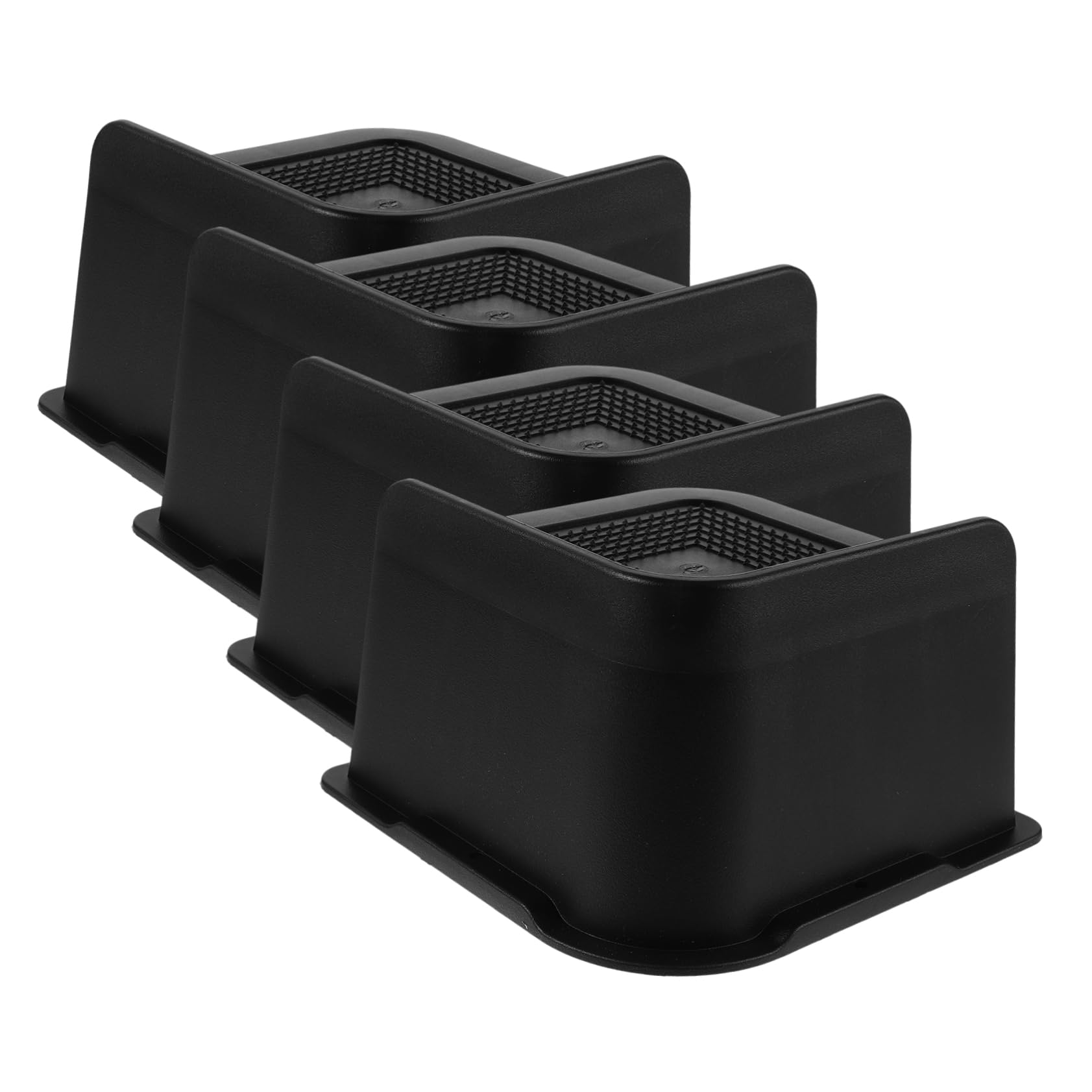 LIFKOME 4pcs Bed Frame Risers - Design Height Furniture Elevators for Sofas Desks Cabinets Heavy Duty Multi-Function Support Blocks