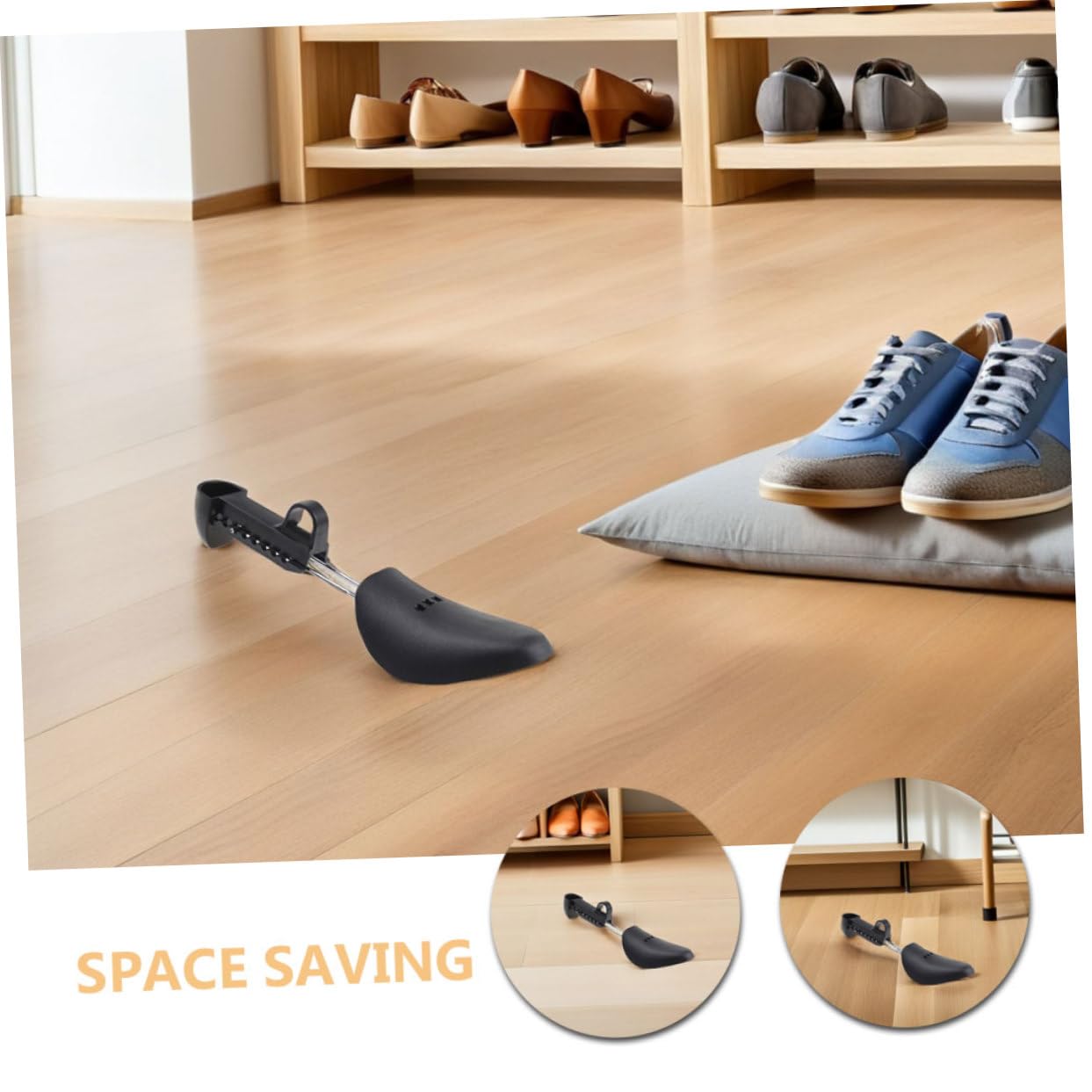 FRCOLOR Ajustables Zapateros de Plástico para Mujer Moldeadores de Calzado Portátiles para Zapatillas y Botas Previenen Arrugas y Mantienen Forma