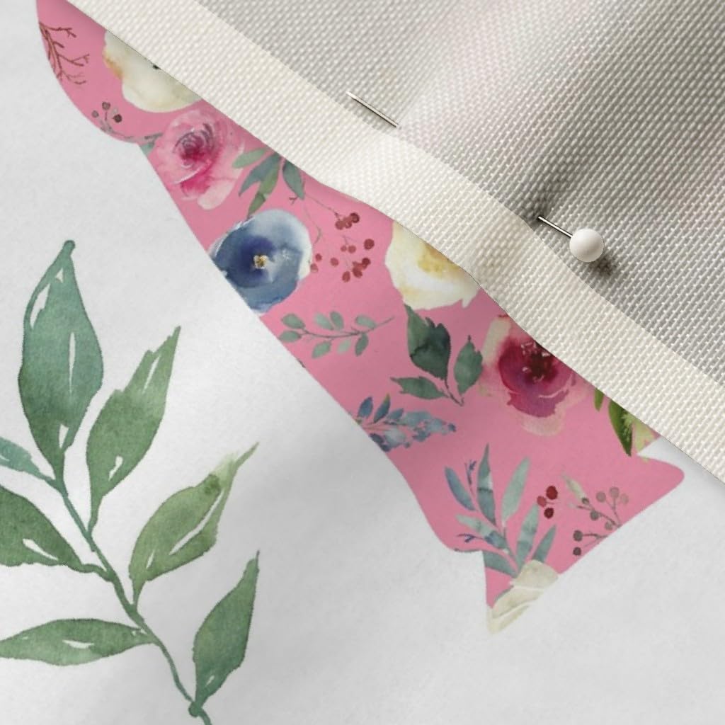 Spoonflower Fabric - Nsfw Mature Pink Floral Flower Penis Adult Gay Gay Pride Printed on Upholstery Velvet Fabric Fat Quarter - Upholstery Home Decor Bottomweight Apparel