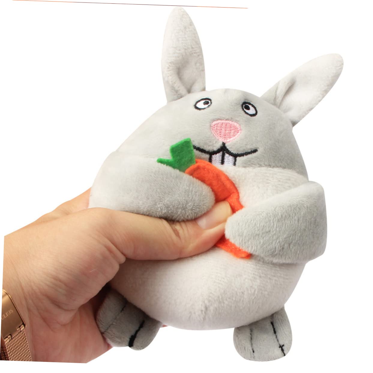 BESPORTBLE 2piezas Juguete De Peluche para Perros Mediano Squeaker Suave y Duradero para Masticar y Jugar Casa para Perros Pequeños y