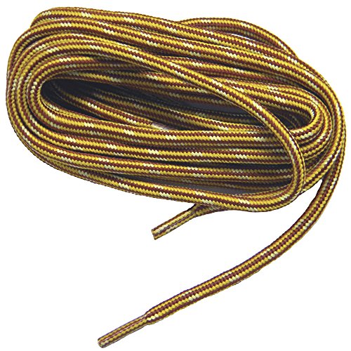 2 pair pack round Gold Yellow Tan proTOUGH Heavy Duty 6mm thick 3/16