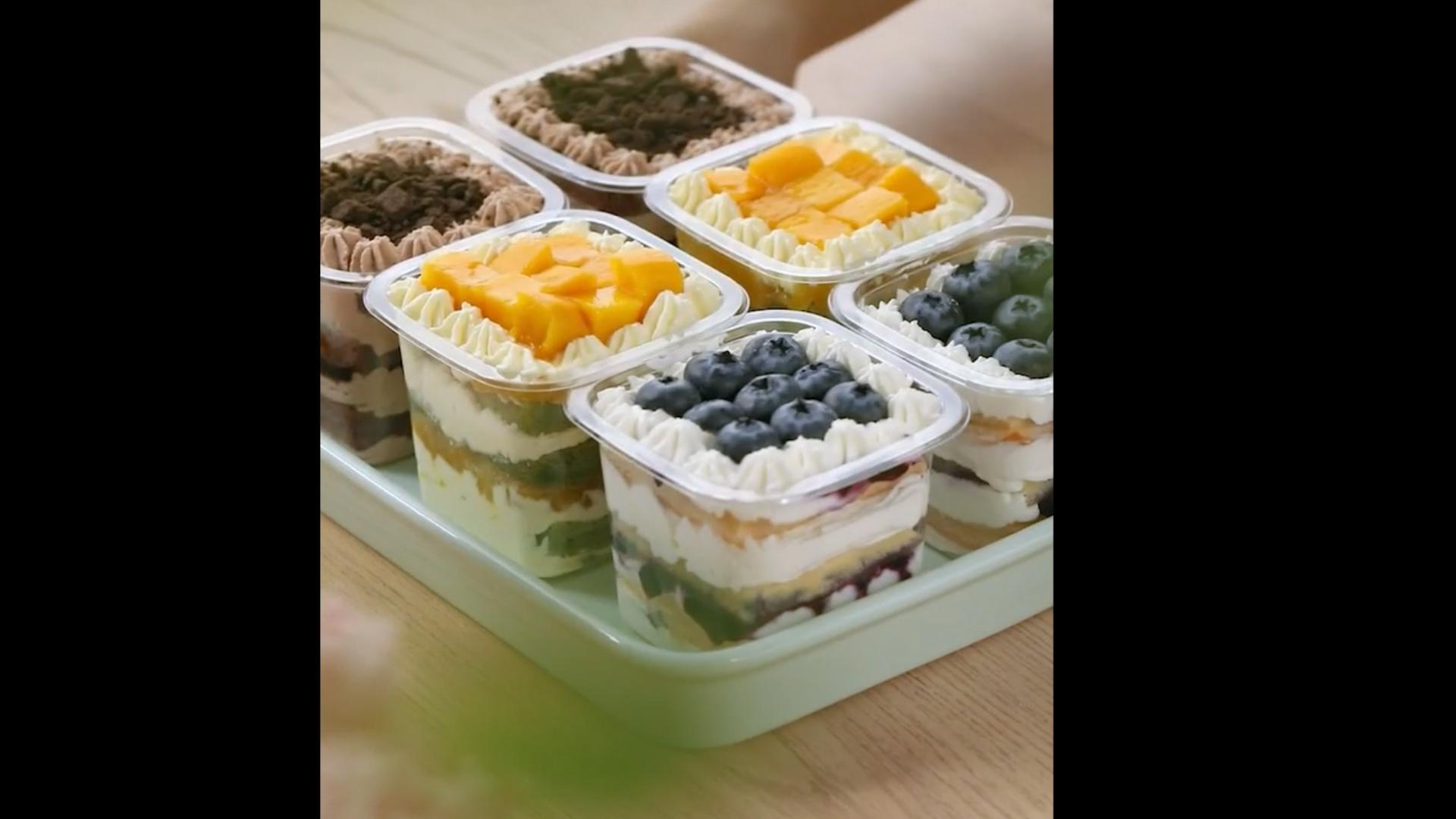 Set 50 Coppette Dessert Trasparenti 360ml - Con Coperchio E Cucchiaio Per Gelato, Mousse E Tiramisù - Foto 7