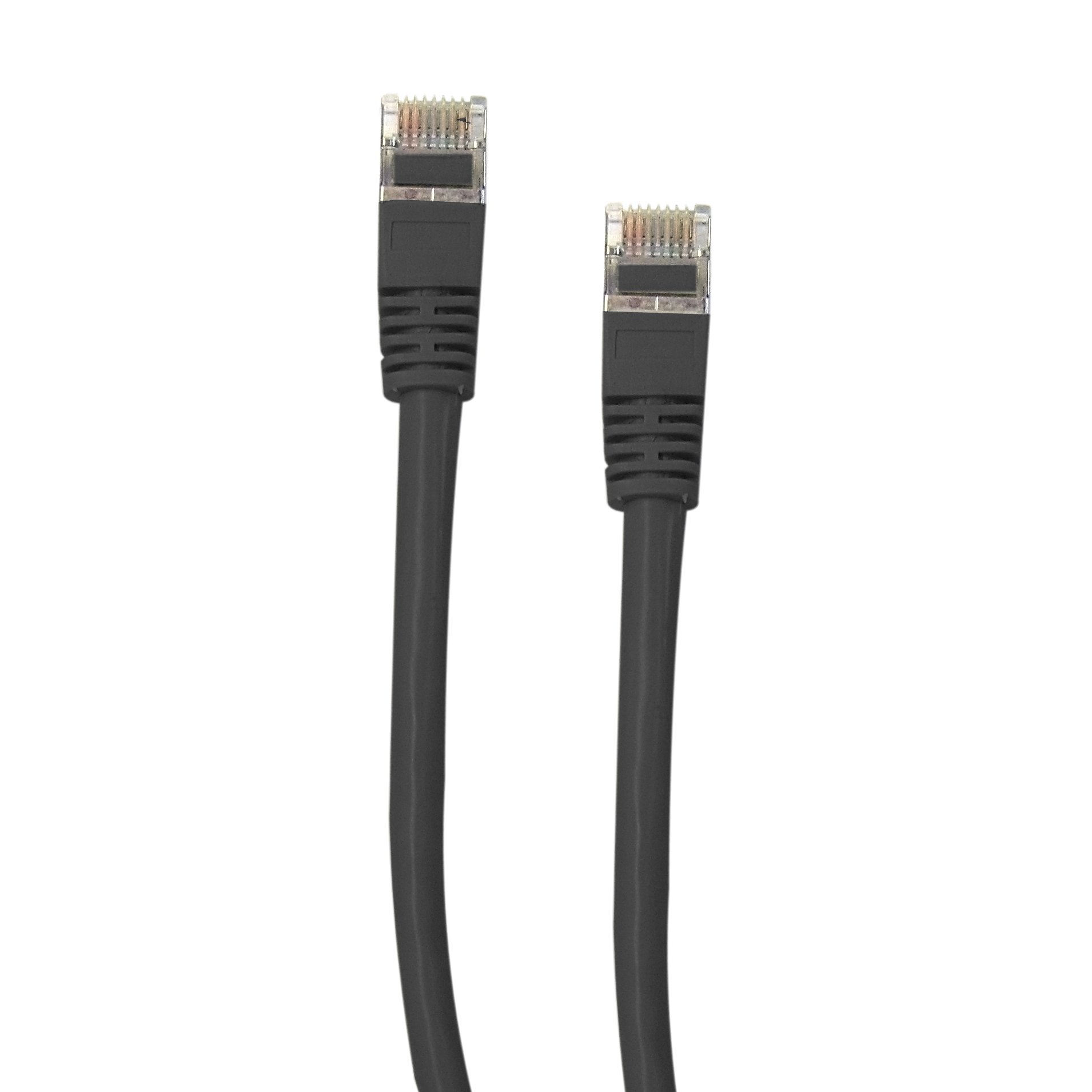 Offex Shielded Cat5e Ethernet Cable, Snagless/Molded Boot, 5-Foot, Black (OF-10X6-52205)