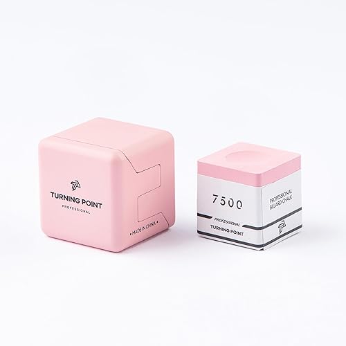 Miniatura 8 de TP7500 TP Chalk 7500 TurningPoint - Tiza profesional para billar con soporte de aluminio Gris,gris y rosado,Rosado,Rojo