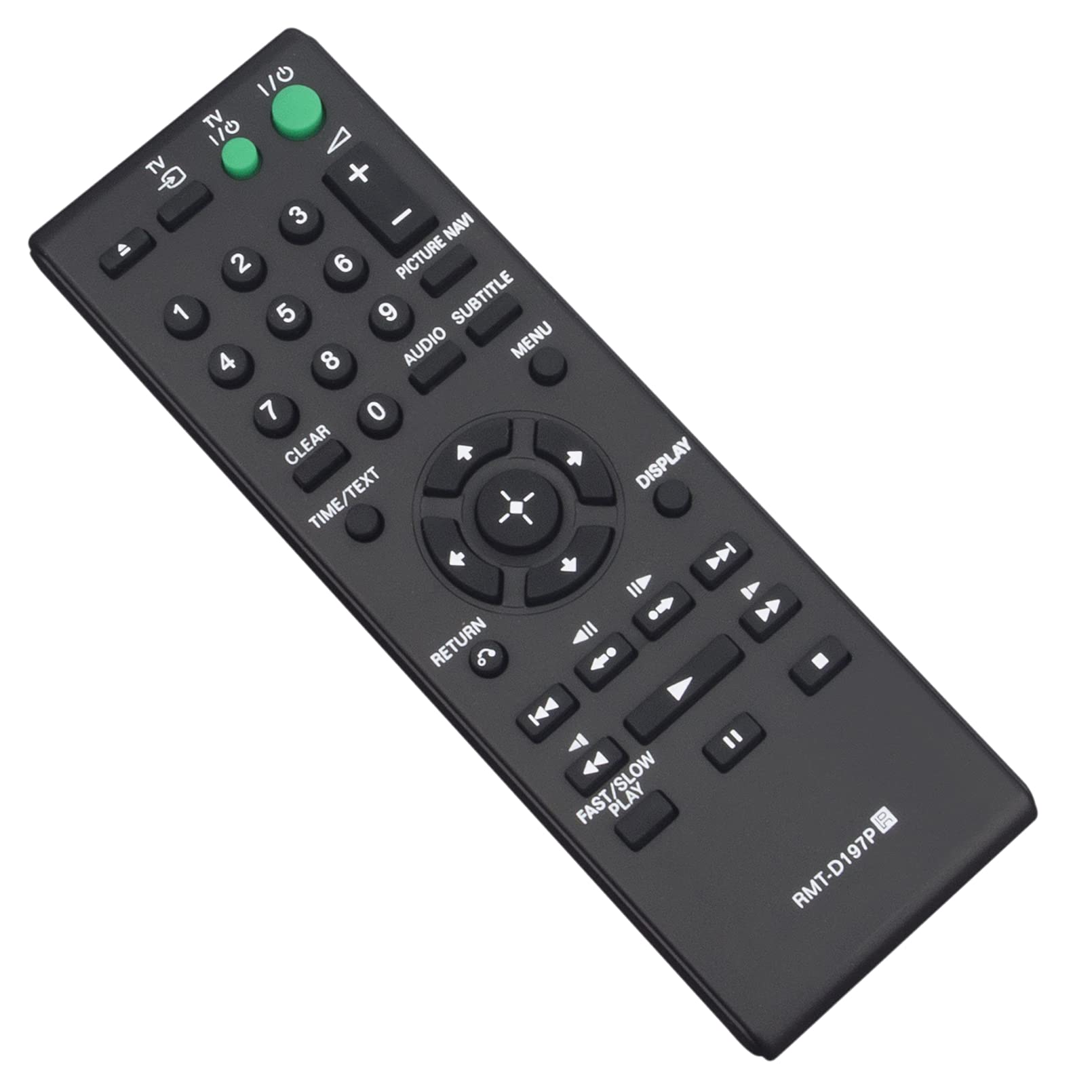 RMT-D197P Replacement Remote Control fit for Sony CD DVD Player DVP-SR120 DVP-SR150 DVP-SR360 DVP-SR370 DVP-SR450K DVP-SR550K DVP-SR750H DVP-SR760 DVP-SR760HP DVP-SR760H DVP-SR160 DVP-SR170 - Image 2