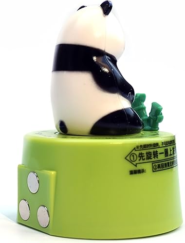 Miniatura 5 de Temporizador de cuerda de 60 minutos, temporizador de cocina lindo, lindo chasis giratorio verde panda, un temporizador que se puede enrollar