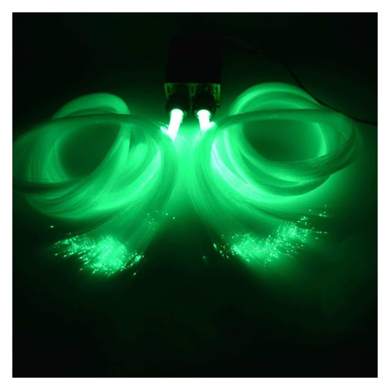 1X dobrej jakości światłowód LED RGB o mocy 32 W z 24-klawiszowym pilotem na podczerwień, Jednostka Otoczenia