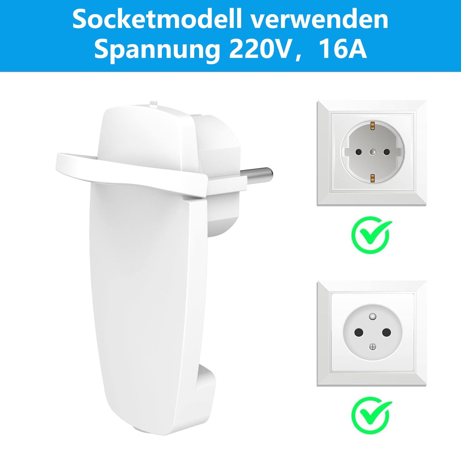 Spina Schuko Piatta 250V - 2 Pezzi, Ultra Piatta, Per Cavi 1.5mm², Con Messa A Terra, Materiale Ignifugo - Foto 7