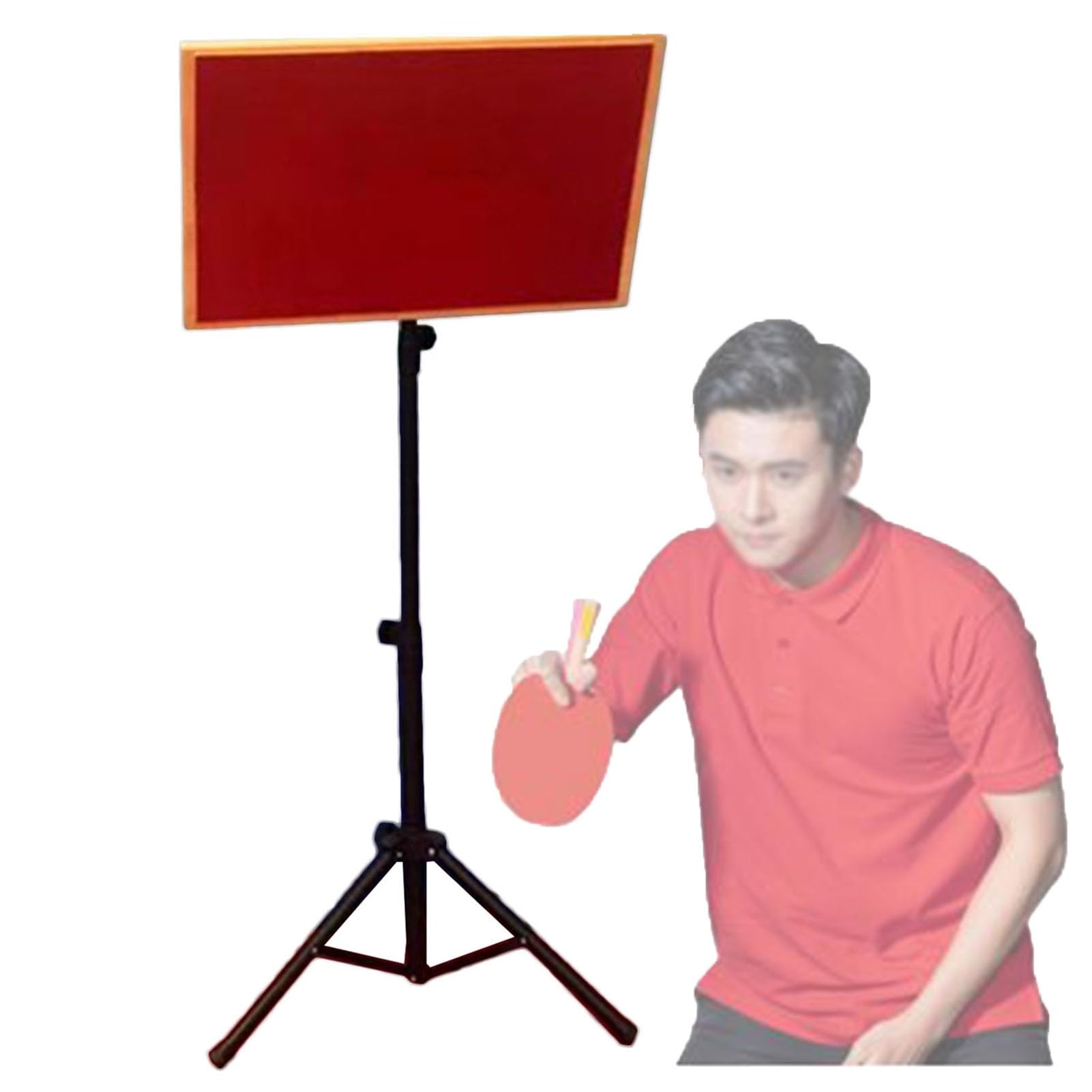 XLTFUC Foldable Table Tennis Return Board,Professional Table Tennis Rebound Board,Return Board Training Device,Angle Adjustable,Suitable for Home Gyms and Schools