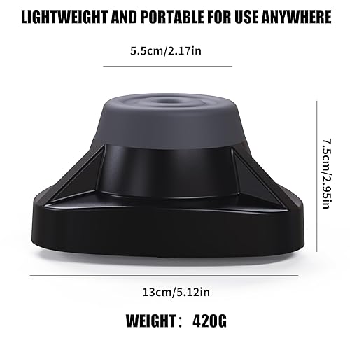 Miniatura 5 de Mini mezclador Vortex 10000 RPM, mezclador de vórtice de laboratorio portátil compacto con base antideslizante, operación de un solo toque,