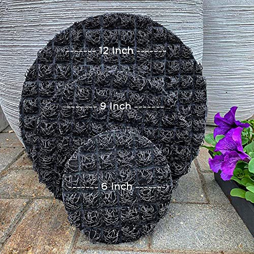 Drain Smart 6” 5-Pack 3D Mesh Drainage Discs - Perfect For Indoor/Outdoor Potted Plants | Container Gardening | Plant Pot Liner Minimize Root Rot | Made In The Usa #TOP4