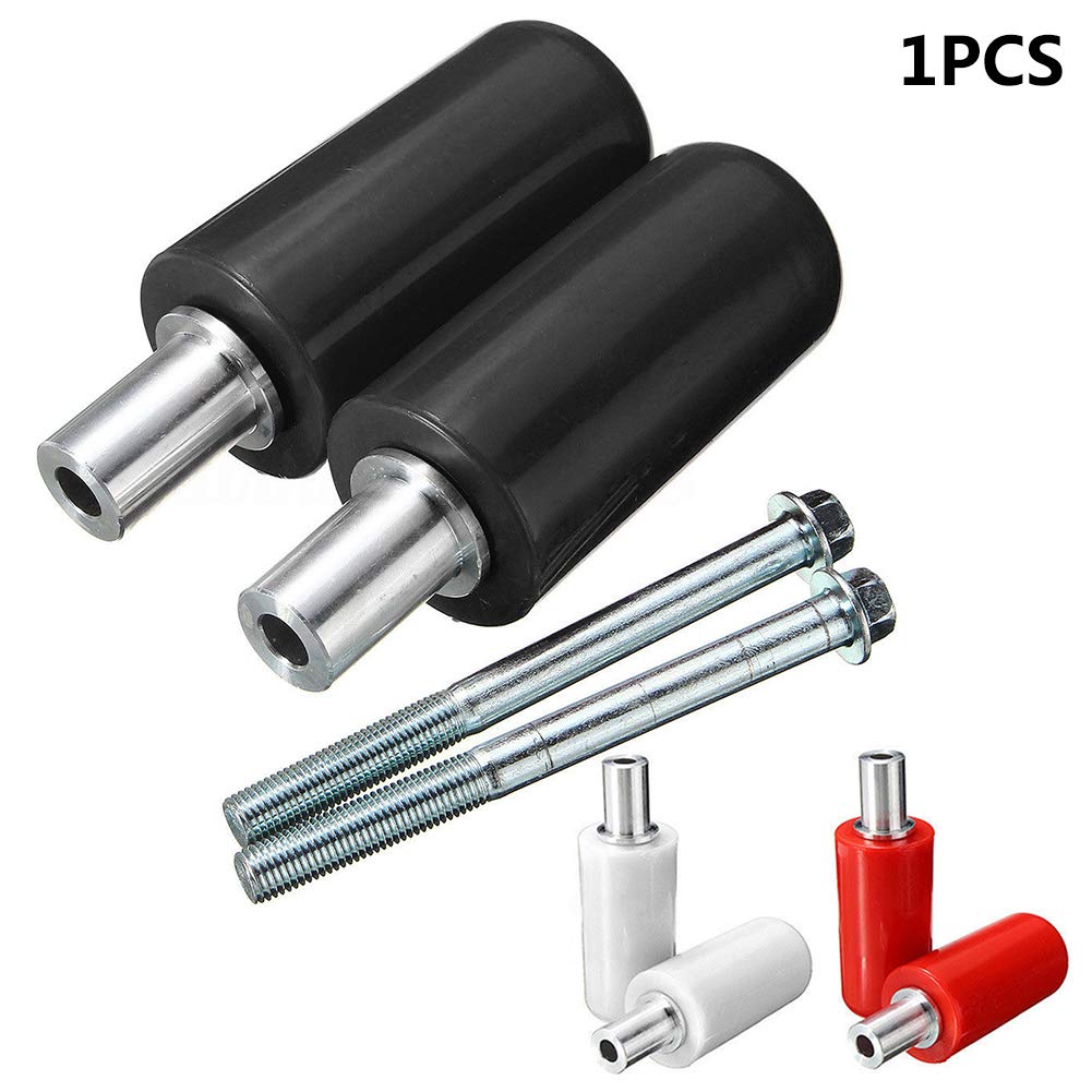 1 Pair Frame Sliders for Motorcycle Practical Anti Crash Protector Motorbike Frame Guards(Black,5 * 10cm) — view 5