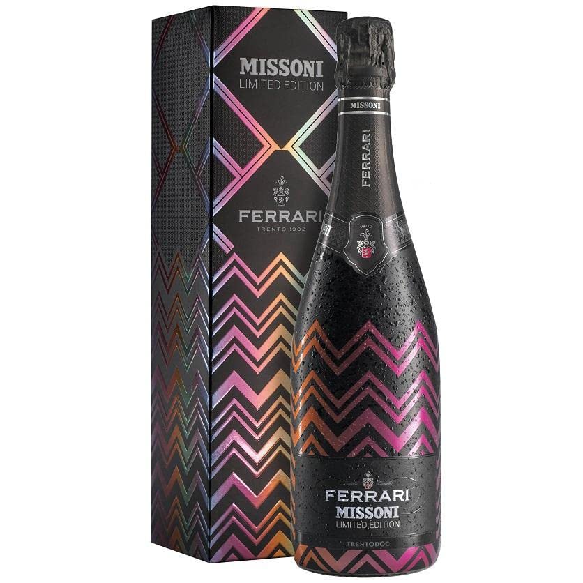 FERRARI F.LLI LUNELLI SPA TRENTO DOC BRUT MISSONI RED LIMITED EDITION 75 CL