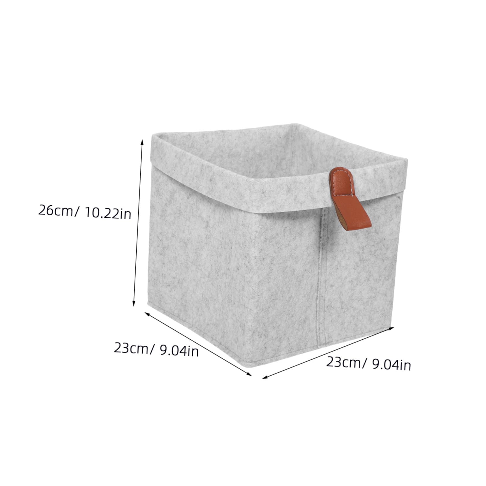 6 Stück-pack Faltbare Filz Aufbewahrungsboxen in Würfelform Platzsparendes Design Tragbar für Kinderzimmer und Schrankorganisation