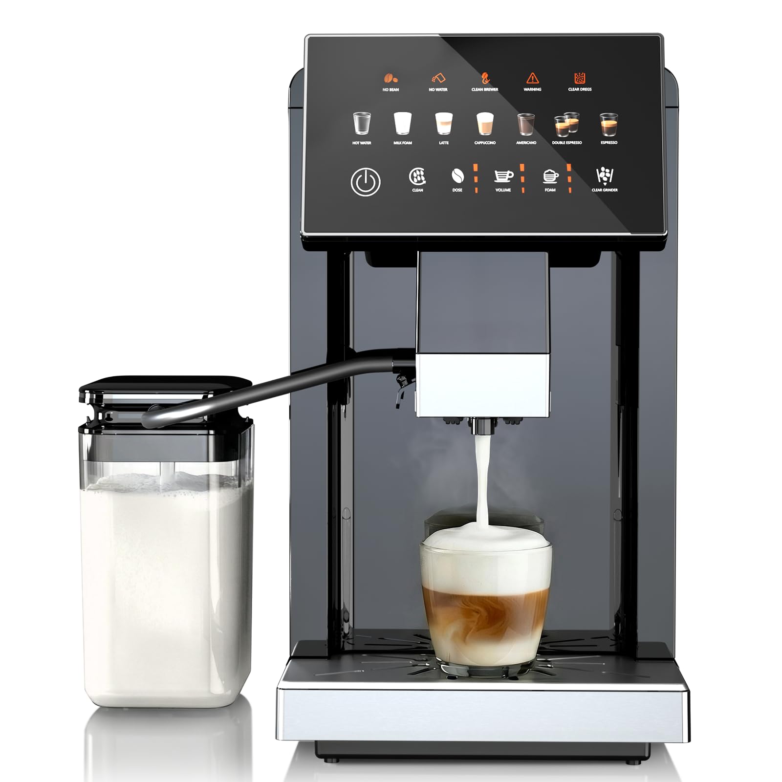 EUHOMY Fully Automatic Espresso Machine,