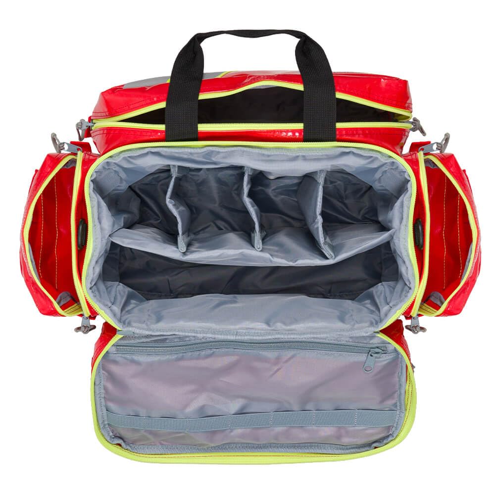Notfalltasche M SÖHNGEN Lifebag, rot/silber/gelb, DIN 13157 mit Zusatzmaterial, Art.-Nr. 611053 | Erste Hilfe Tasche | Sanitätstasche | Notfalltasche