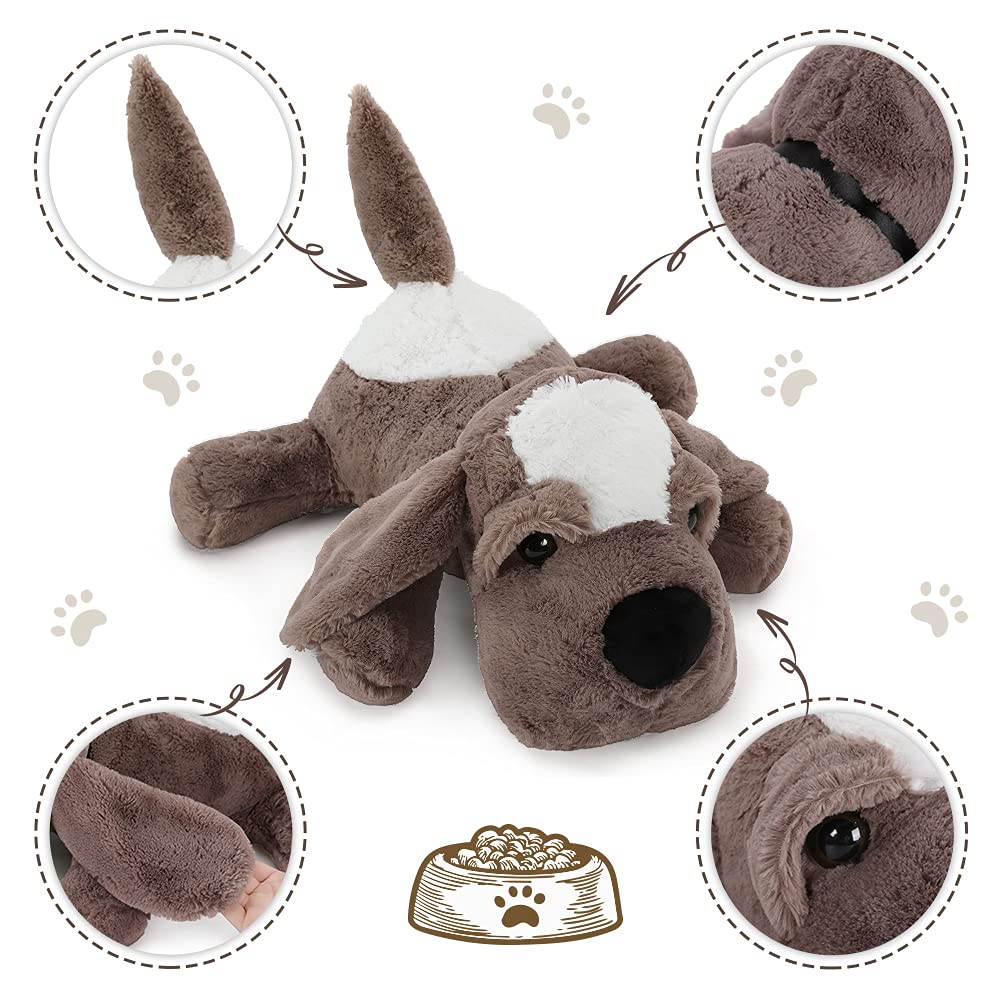 Amazon.co.jp: Tezituor 24インチ 子犬 ぬいぐるみ 犬 大きな