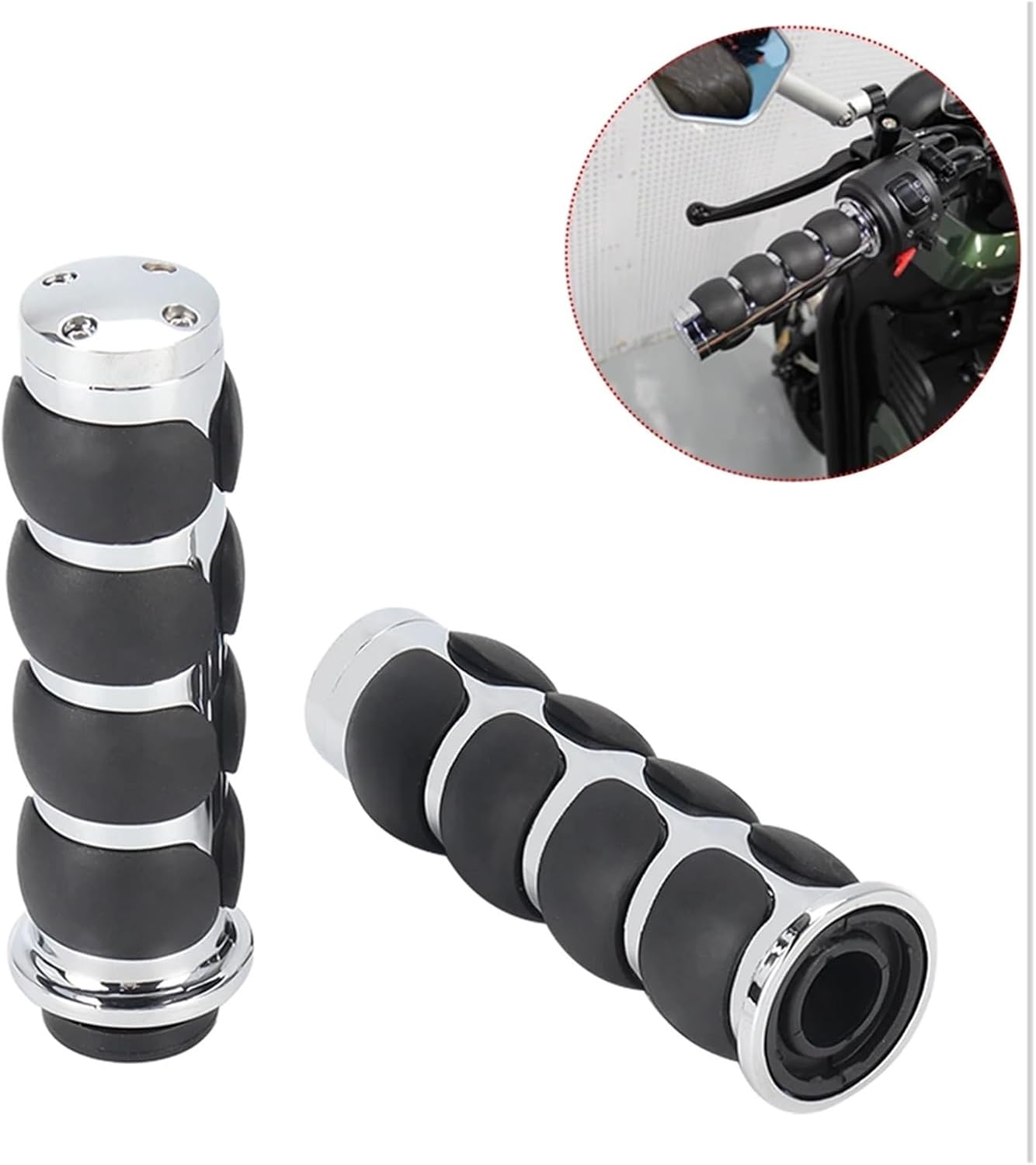 Motorcycle Handlebar Handle Bar End Hand Grips Harle Cruiser Chopper Custom Fit for Suzuki Boulevard M109R Road Glide
