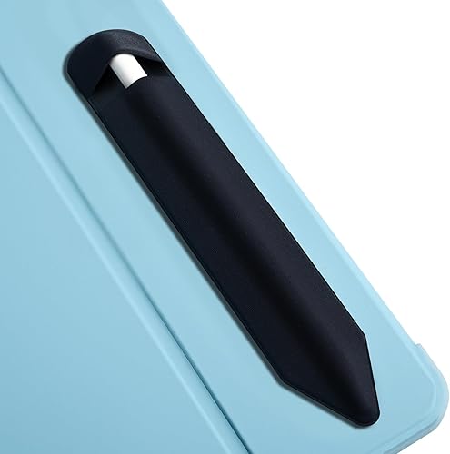 Soporte para lápices compatible con Apple Pencil (21 generación), funda de piel elástica para lápiz capacitivo, accesorios con funda adhesiva para
