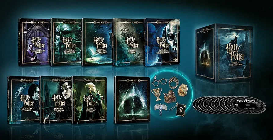 ハリー・ポッター 8-Film ダークアートスチールブックコレクション 4K … Amazon.co.jp: (1000セット限定生産)ハリー・ポッター8-Film