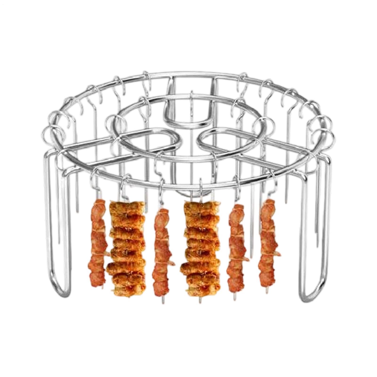 Vertical Air Fryer Skewer Rack 49 Vertical Stainless Steel Grill