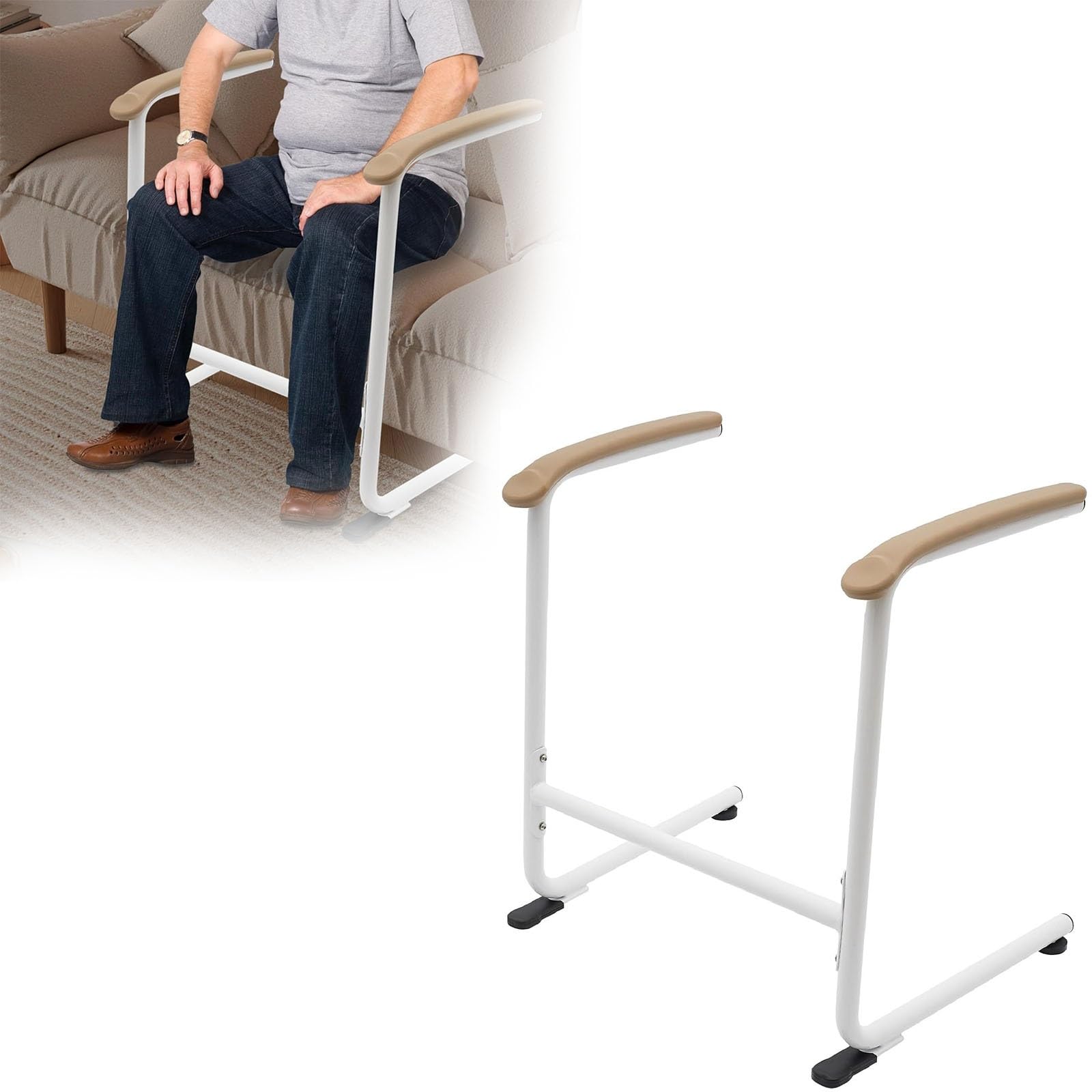 Barre d'aide au support pour chaise et canapé avec cadre de soutien ergonomique pour senior