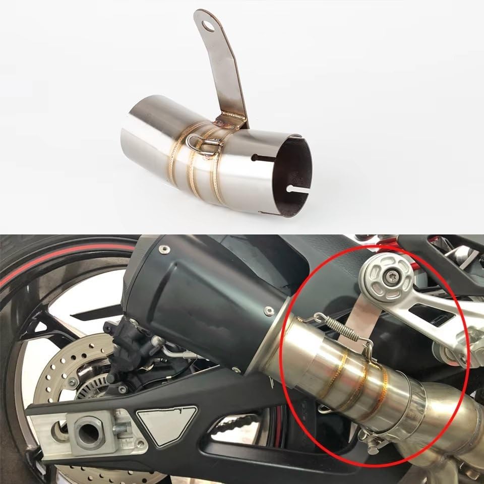オートバイの排気管 に適合する S1000RR S1000rr 2019-2023のための脱出オートバイの排気マフラーリンクパイプ