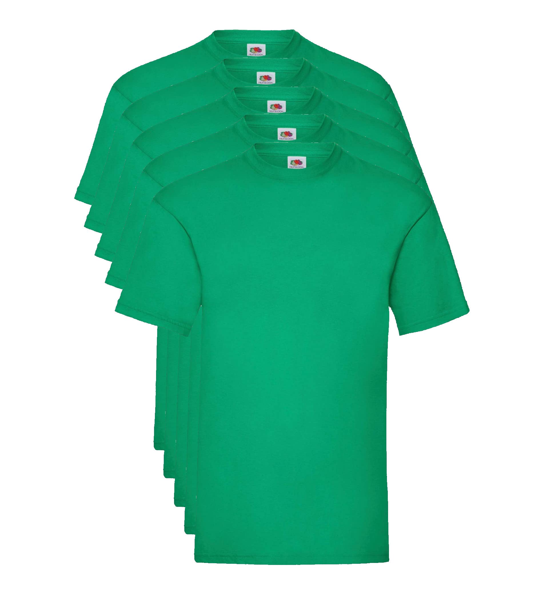 Fruit of the Loom Valueweight Short Sleeve T-Shirt (Pacco da 5) Uomo