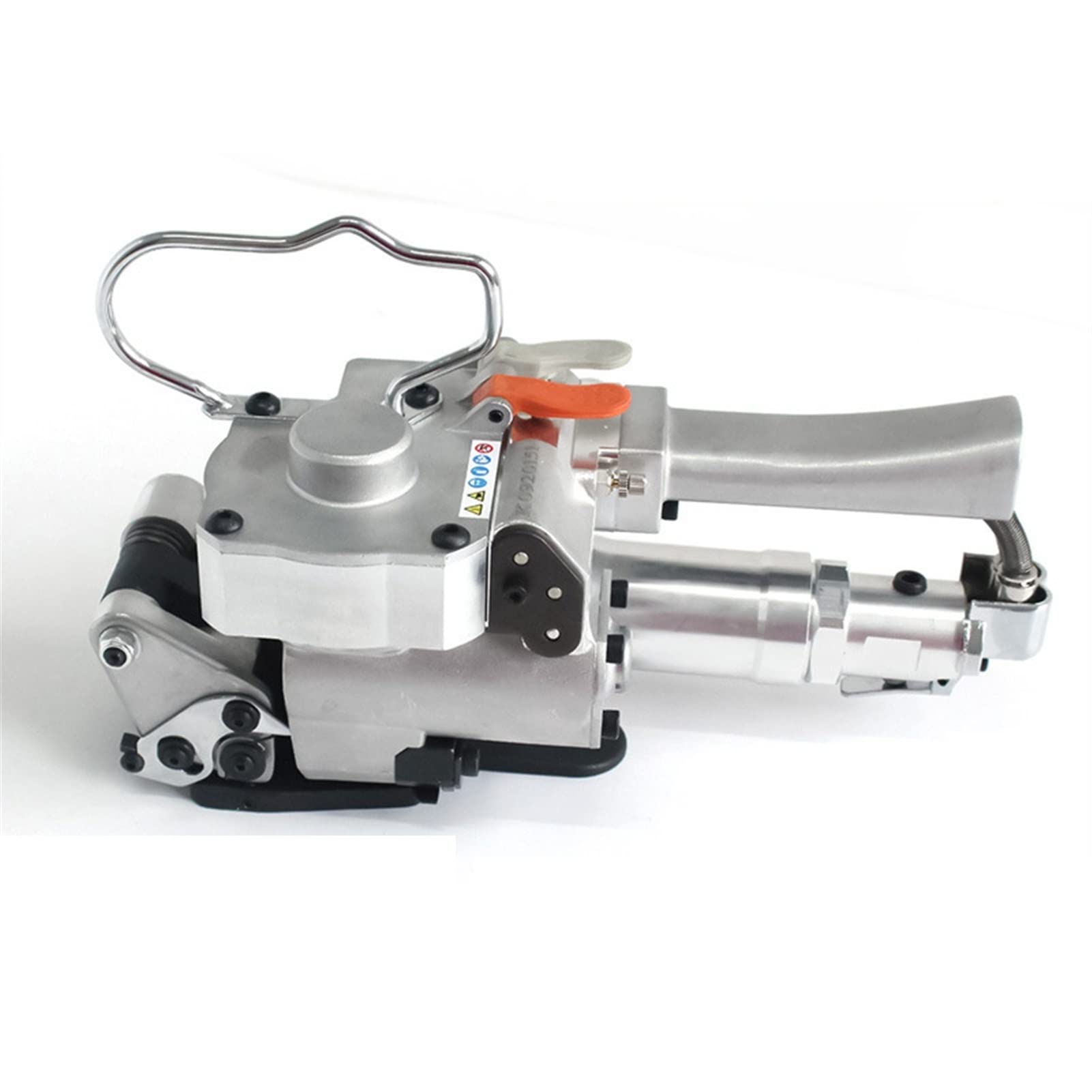 Reggiatrice pneumatica Portatile in Acciaio e plastica Reggiatrice Tensione 3500N A19/25 Attrezzatura per reggiatura pneumatica Strumenti per reggiatura (A25 (19-25 mm))