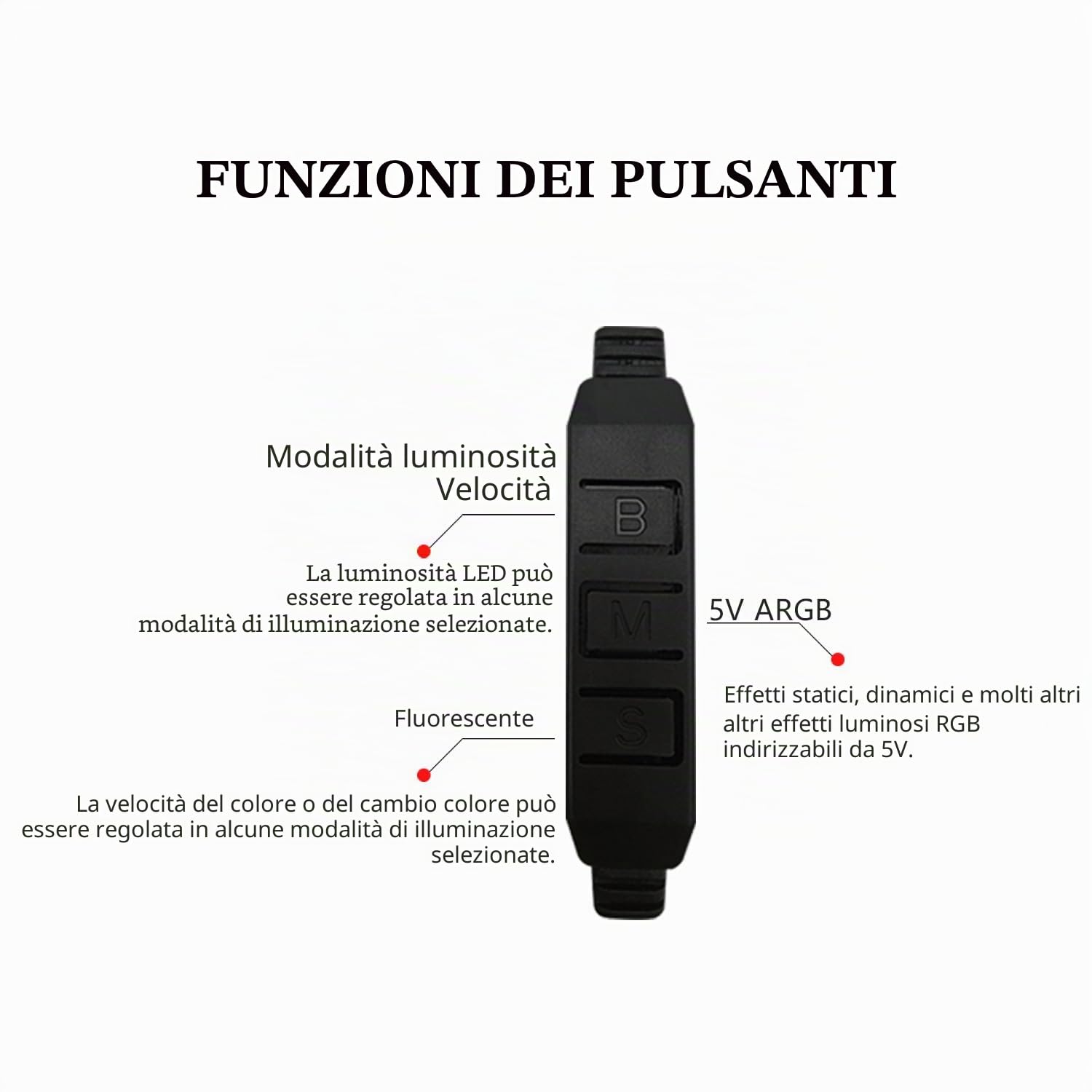 Thermalright Controllo Ventola per Computer A-RGB 5V, Illuminazione 3 Pin, Interfaccia PC, Alimentazione SATA