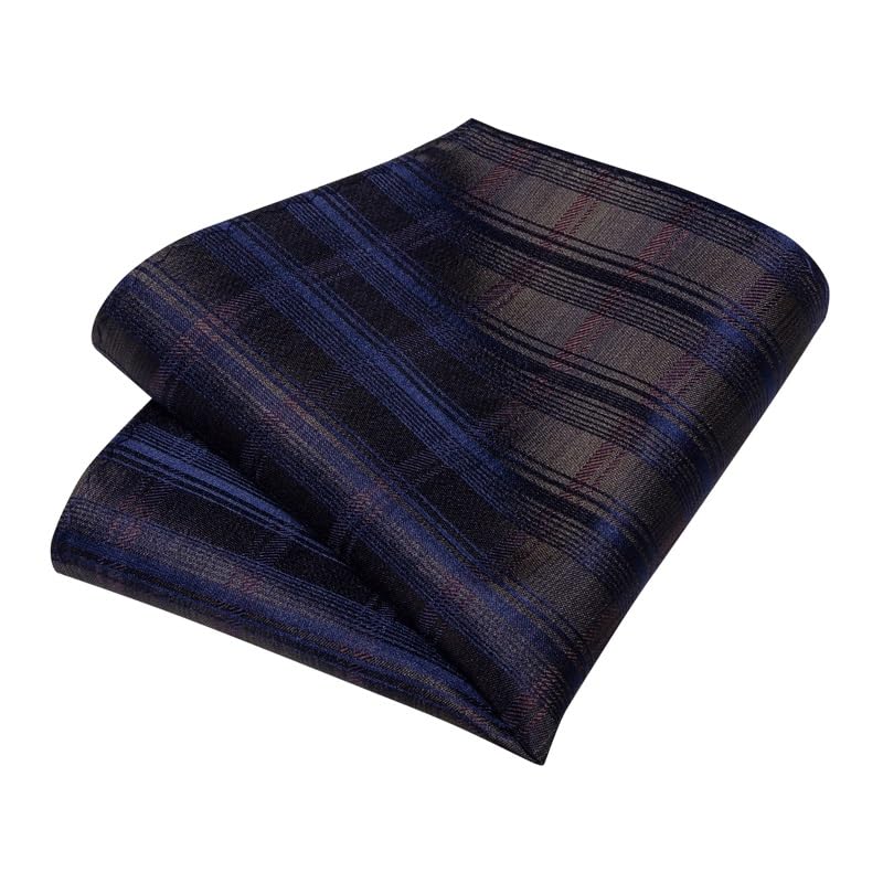 Corbata de seda con diseño a rayas para hombres miniatura 4